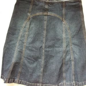 SOLD Jean A-line skirt